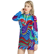 Load image into Gallery viewer, Lakshmi by Alex Aliume - Women's Hoodie Dress