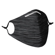 Load image into Gallery viewer, DARK HEATHER - MASK WITH (4) PM 2.5 CARBON FILTERS