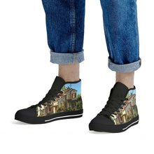 Load image into Gallery viewer, Black High Top Canvas Shoes-1585221420
