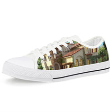 Load image into Gallery viewer, White Low Top Canvas Shoes-1585566610

