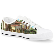 Load image into Gallery viewer, White Low Top Canvas Shoes-1585566610
