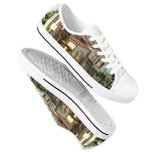 Load image into Gallery viewer, White Low Top Canvas Shoes-1585566610
