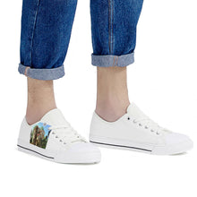 Load image into Gallery viewer, White Low Top Canvas Shoes-1585213742
