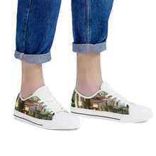 Load image into Gallery viewer, White Low Top Canvas Shoes-1585566610
