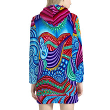 Load image into Gallery viewer, Lakshmi by Alex Aliume - Women&#39;s Hoodie Dress
